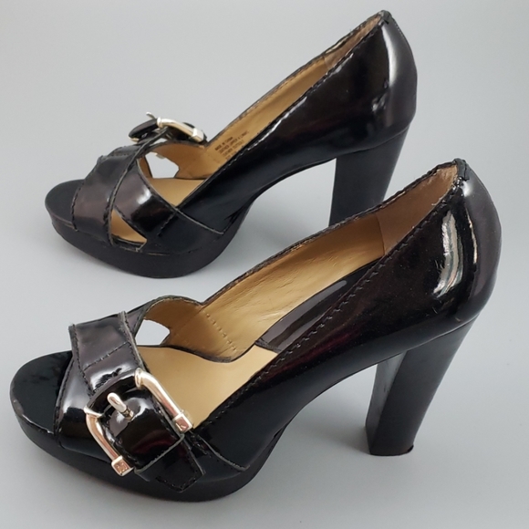 MICHAEL Michael Kors Shoes - Michael Kors Chunky leather Heels Black